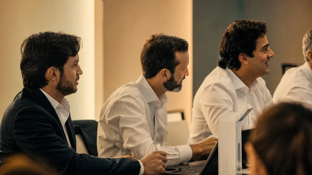 Business team conference room meeting