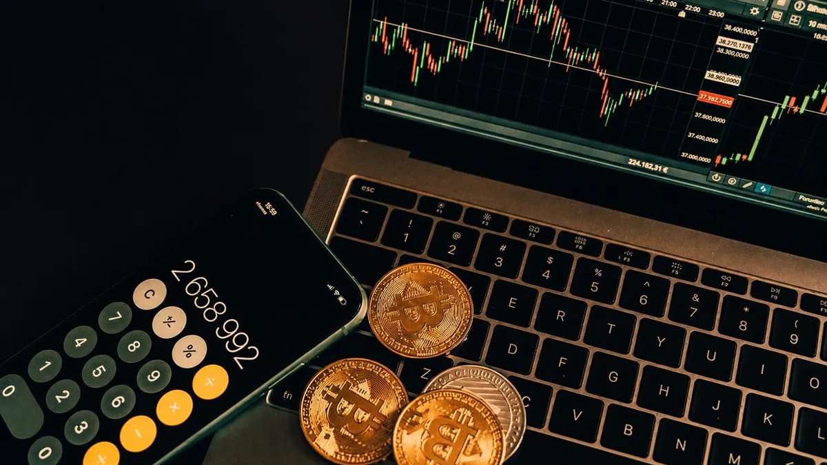 Crypto coins calculator and market chart