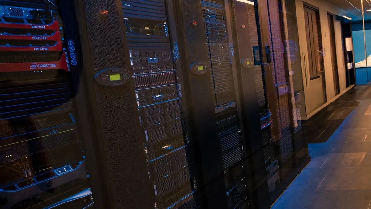 Data center server racks