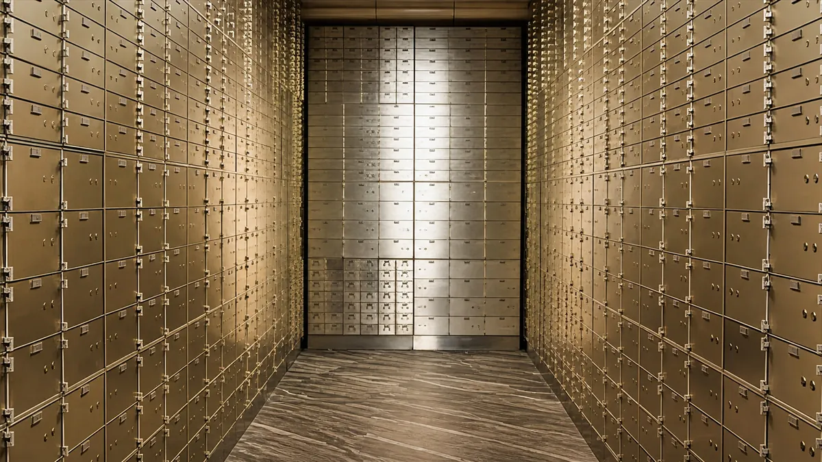 Institutional digital asset vault corridor