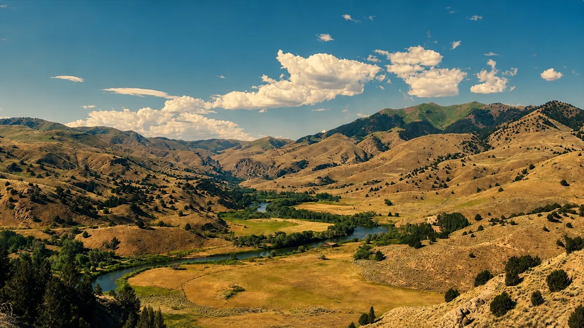 Wyoming mountain landscape